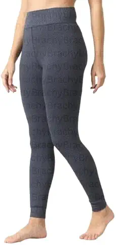 Charcoal Script Print Thermal Bottom